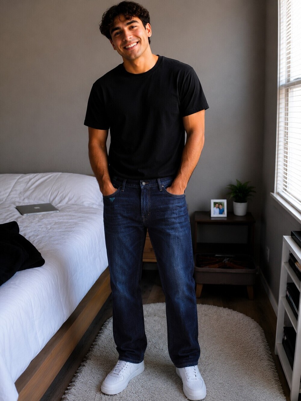 Men's Blue Skinny Jeans by GUESS 40 x 32